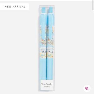 Vera Bradley Click Pens Beach Treasures Set of 2 NWT
